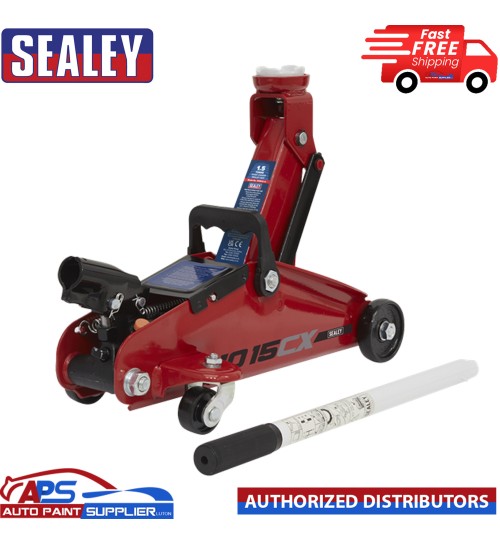 SEALEY 1015CX Trolley Jack 1.5 tonne Short Chassis Great boot Jack for DIY